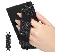 MoKo Cinturino Universale per 6" - 8" E-Reader e tablet, Cinturino Morbido da Mano Supporto Leggero con Fascetta Elastica Impugnatura per Tablet ad Alta Elasticità, Nero Glitterato
