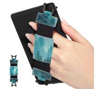 MoKo Cinturino Universale per 6" - 8" E-Reader e Tablet, Cinturino Morbido da Mano Supporto Leggero con Fascetta Elastica Impugnatura per Tablet ad Alta Elasticità, Foresta Verde