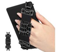 MoKo Cinturino Universale per 6" - 8" E-Reader e tablet, Cinturino Morbido da Mano Supporto Leggero con Fascetta Elastica Impugnatura per Tablet ad Alta Elasticità, Coccodrillo Nero