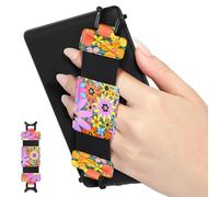 MoKo Cinturino Universale per 6" - 8" E-Reader e Tablet, Cinturino Morbido da Mano Supporto Leggero con Fascetta Elastica Impugnatura per Tablet ad Alta Elasticità, Fiori del Campus