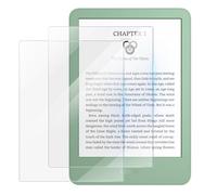 MoKo Confezione da 2 Pellicole Protettive in Vetro Temperato per 6 Pollici Kindle Basic Kindle 11ª Generazione 2024/2022 e Kobo Clara, Antibolle, Durezza 9H, HD Trasparente, Compatibile con Custodie