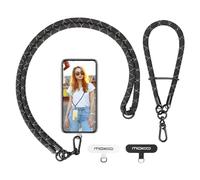 MoKo Cordino Regolabile Universale, Tracolla e Cinturino da Polso, Nero