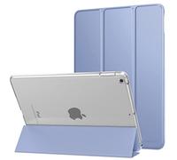 MoKo Cover Compatibile con 2018/2017 iPad 9.7 6th/5th Gen, Ultra Sottile Leggero Custodia in Tri-Fold Auto Sveglia/Sonno con Retro Semi-Trasparente Rigido, Lavanda