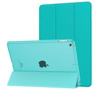 MoKo Cover Compatibile con 2018/2017 iPad 9.7 6th/5th Generazione, Ultra Sottile Leggero Custodia in Tri-Fold Auto Sveglia/Sonno con Retro Semi-Trasparente Rigido, Verde Pavone