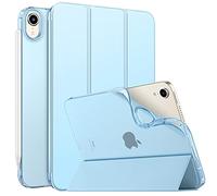 MoKo Cover Compatibile con Nuovo iPad Mini 7 (A17 PRO) 2024, Custodia iPad Mini 6a Generazione 2021 (8,3 Pollici), Custodia iPad Mini 6, TPU Cover Posteriore per iPad Mini 7, Cielo Blu