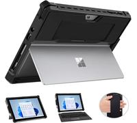 MoKo Cover compatibile con Surface Go 3 2021 / Surface Go 2 2020 / Surface Go 2018, custodia protettiva tutto in uno con portapenna, cinturino compatibile con tastiera QWERTY di tipo copertina,