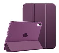 MoKo Custodia Protettiva per iPad (A16) 11a Generazione 11 Pollici 2025/10a gen 10,9 Pollici 2022, iPad Cover in TPU e Pelle PU con Chiusura Magnetica, Sostegno, Viola Scuro