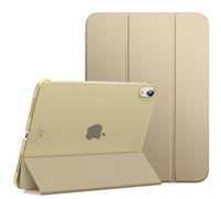 MoKo Custodia Protettiva per iPad (A16) 11a Generazione 11 Pollici 2025/10a Gen 10,9 Pollici 2022, iPad Cover in TPU e Pelle PU con Chiusura Magnetica, Sostegno, Argilla