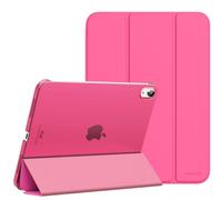 MoKo Cover Custodia iPad (A16) 11a Generazione 2025 /iPad 10a Generazione 2022, Cover Custodia Protettiva per Supporto Ultrasottile con Copertura Posteriore Traslucida in PC Rigido, Rosa Persa