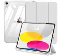 MoKo Cover Custodia per iPad A16, iPad 11/10 Gen 11/10.9 Pollici, Argento