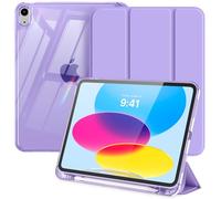 MoKo Cover Custodia per iPad A16, iPad 11/10 Gen 11/10.9 Pollici, Lilla