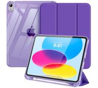 MoKo Cover Custodia per iPad A16, iPad 11/10 Gen 11/10.9", Viola Profondo