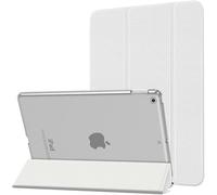 MoKo Cover per iPad 10,2" iPad 9a Generazione 2021 / 8a Gen. 2020 / 7a Gen. 2019, Copertura in Due Scanalature con Chiusura Magnetica, Auto Spegnimento e Accesione, Ultra Sottile e Leggero, Bianco