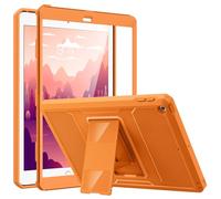 MoKo Cover per iPad 9.7 2018/2017, iPad 6ª Generazione/iPad 5ª Generazione, Custodia Coperta Protettiva Anti-Urti e Sporco con Pellicola Integrata & Supporto per iPad 9.7", Arancione