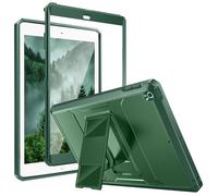 MoKo Cover per iPad 9.7 2018/2017, iPad 6a/5a Generazione, Custodia Full Body Coperta Protettiva Anti-Urti e Sporco con Pellicola Integrata & Supporto per iPad 9.7 Pollici, Verde Notte