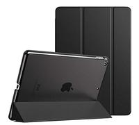 MoKo Cover per iPad 9a 2021/iPad 8a 2020/iPad 7a 2019, iPad 10,2 Case Ultra Sottile Leggero Custodia in Tri-Fold Auto Sonno con Retro Rigido, Nero