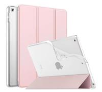 MoKo Cover per iPad 9a/8a/7a Gen 10,2" 2021/2020/2019, Rosa Trasparente
