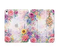 MoKo Cover per iPad (A16) 11a Gen./10a Gen. 2025/2022, Fiori Mondo