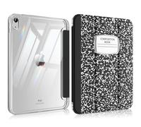 MoKo Cover per iPad A16, iPad 11/10 Gen 11/10.9", Quaderno Nero