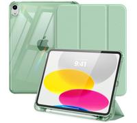 MoKo Cover per iPad A16, iPad 11/10 Gen 11/10.9", Verde Tequila con Litchi