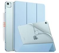 MoKo Cover per iPad Air 13 Pollici M3 2025/M2 2024, iPad Air 13 Pollici Custodia Shell Guscio Posteriore TPU Morbido, Foglio Intelligente Sottile Cover, Auto Sveglia/Sonno, Cielo Blu
