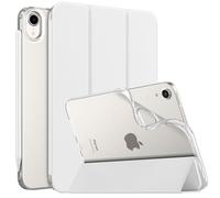 MoKo Cover per iPad mini 7a(A17 Pro)/6a 8,3 pollici 2024/2021, Bianco