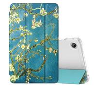 MoKo Cover per Samsung Galaxy Tab A11 8,7" 2025/Galaxy Tab A9 8,7" 2023, Custodia Rigida con Supporto Leggero per Tablet Samsung A11/A9, Due Angoli di Visualizzazione, Albicocchi in fiore