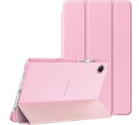 MoKo Custodia per Samsung Galaxy Tab A9 8,7" 2023 (SM-X110/X115/X117), Custodia Rigida con Supporto Leggero per Tablet Galaxy Tab A9 8,7" 2023, Due Angoli di Visualizzazione, Fiore Rosa
