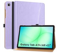 MoKo Cover per Samsung Galaxy Tab A11+ Plus 11 Pollici 2025/ A9+ Plus 2023, Multi-Angolo Custodia per Galaxy Tab A11+/ A9+ con Cinghia a Mano, Tasca, Auto Sveglia/Sonno, Viola Chiaro
