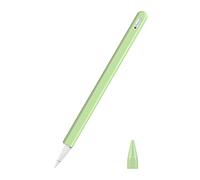 MoKo Cover Protettiva per Apple Pencil PRO, Apple Pencil 2a Gen, Custodia Protettiva per Penna in PC e Silicone con Cappuccio per Punta della Penna Compatibile con Ricarica Magnetica, Verde