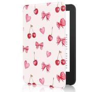 MoKo Custodia per 6" Amazon Kindle Basic 11ª Gen 2024/2022,Ciliegie