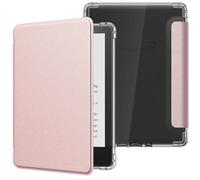 MoKo Custodia Compatibile con 6 Pollici Tablet e Libro digitale 2024/2022, Cover Leggera con per eBook Reader in TPU Morbido Auto Sveglia/Sonno per Tablet, Oro Rosa
