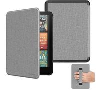 MoKo Custodia Compatibile con 7" Kindle Paperwhite(12th Gen-2024) e Kindle Colorsoft Signature Edition 2024, Custodia Leggera con Cinghia Auto Wake/Sleep per Kindle Paperwhite 2024, Grigio