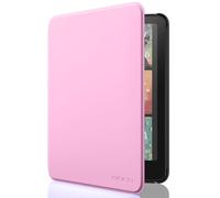 MoKo Custodia Compatibile con 7" Kindle Paperwhite (12th Generation-2024) and Kindle Colorsoft Signature Edition 2024, Custodia Leggera con Auto Wake/Sleep per Kindle Paperwhite 2024, Fiore Rosa