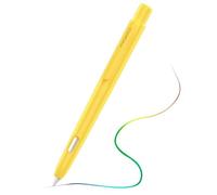 MoKo Custodia Compatibile con Apple Pencil 2a Gen., Cover Protettiva Retrattile per Apple Pencil con Clip, Custodia Rigida per Apple Pencil, Supporta Doppio Tocco, Giallo