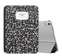 MoKo Custodia Compatibile con iPad 10a Generazione 2022, iPad 10,9" Cover Custodia con Coperchio Tripieghevole, Retro Traslucido in Pelle PU e PC, Auto Riattivazione e Standb, Quaderno Nero