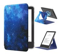 MoKo Custodia Girevole a 360° per 6" Ebook Reader, Cielo Stellato Blu