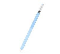 MoKo Custodia in Silicone per Apple Pencil (USB-C), Cover Protettiva con Colori sfumati, Compatibile con iPencil Magnetico, Presa Perfetta, Cappuccio Trasparente, Azzurro Cielo Gradiente