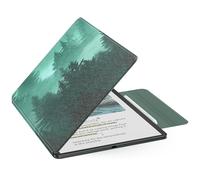 MoKo Custodia Magnetica per Kindle Scribe 11" (3a Generazione) e Kindle Scribe Colorsoft (1a Generazione) - Copertina in PU premium sottile con astuccio penna e Auto Sonno/Sveglia, Foresta Verde