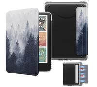 MoKo Custodia Magnetica Rimovibile per 7" E-reader 12a Gen 2024 e Color 2024/2025, Retro Ultra Chiaro Antigraffio Leggera Copertura Rigida Auto Sonno/Sveglia, NON per BOOX e Kobo, Foresta Grigia