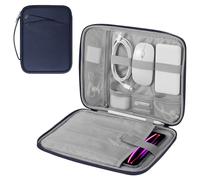 MoKo Custodia Morbida per Tablet da 12.9 Pollice, Custodia Protettiva Compatibile con iPad Pro 12.9 2024/2022/2021/2020/2018, iPad Air 12.9 2024, Resistente agli Spruzzi e agli Urti, Indaco