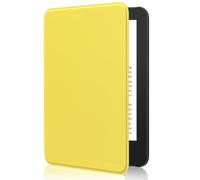 MoKo Custodia Compatibile con 6 Pollici Nuovo Kindle 11a Generazione 2024/2022, Cover Leggera con Auto Sveglia/Sonno per e-Reader, Giallo Chiaro