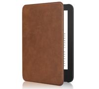 MoKo Custodia Compatibile con 6 Pollici Nuovo Kindle 11a Generazione 2024/2022, Cover Leggera con Auto Sveglia/Sonno per e-Reader, Marrone