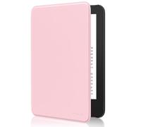 MoKo Custodia Compatibile con 6 Pollici Nuovo Kindle 11a Generazione 2024/2022, Cover Leggera con Auto Sveglia/Sonno per e-Reader, Rosa