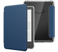 MoKo Custodia per 6" E-reader(11a Gen 2024/2022), Cover Posteriore in TPU Ultra Trasparente Morbida e Flessibile con Auto Sonno/Sveglia per e-reader 11a Gen 2024, Non per BOOX e Kobo, Blu Mare Scuro