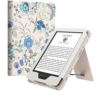 MoKo Custodia per 7"/6,8" Kindle Paperwhite(12a/11a Gen-2024/2021) & Colorsoft Signature Edition, Custodia Sottile in PU con Auto Sonno/Sveglia,Non per kobo Aura 2/Remarkable, Bianco & Blu
