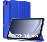MoKo Custodia per Galaxy Tab A9+/A9 Plus 11 Pollici 2023, Cover Protettiva Sottile con Supporto e Retro Rigido Traslucido in PC per Tab A9 Plus SM-X210/X216/X218, Auto Sveglia/Sonno, Blu Klein