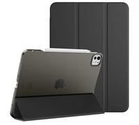 MoKo Custodia per iPad Pro 11 Pollici (M5 2025/M4 2024), Custodia Cover Ultrasottile con Retro Traslucido in PC Rigido per iPad Pro 11'' 2025/2024,Supporta Apple Pencil Pro, Nero
