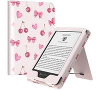 MoKo Custodia per Kindle 6" (11ª gen, 2024/2022), Fiocco con Ciliegie