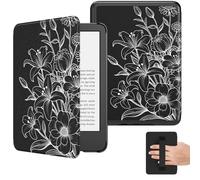 MoKo Custodia per Kindle 6" (11ª gen, 2024/2022), Linea Fiore